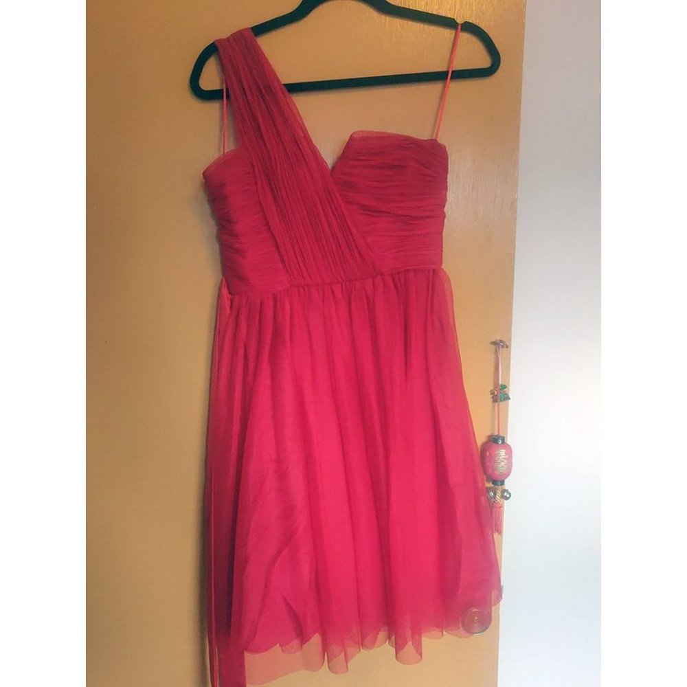 Red Tulle Party Dress, Size 2